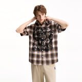 PLAID SHORT-SLEEVE SHIRT