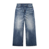 VINTAGE WHISKER WIDE-STRAIGHT JEANS