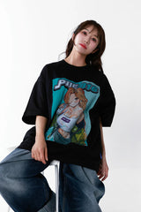 Pile X GO OFF Collaboration Front Print T-shirt