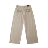 WIDE STRAIGHT-LEG CASUAL PANTS