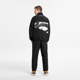 LOGO TRACK PANTS (Black)