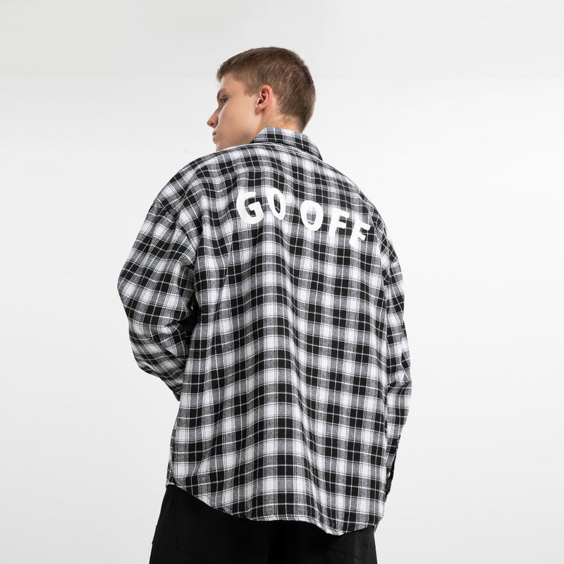 LIL'EYES LOGO FLANNEL SHIRT