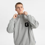 G LOGO HALFZIP SWEAT