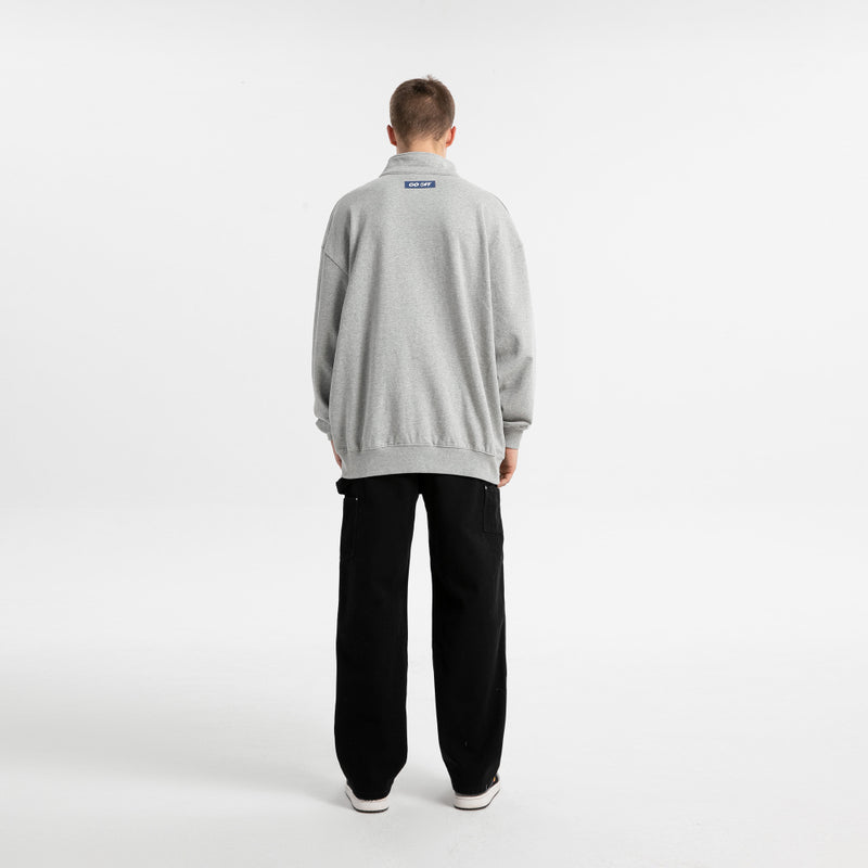 G LOGO HALFZIP SWEAT