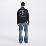 WASHED 14oz CROPPED DETROIT WORK JACKER