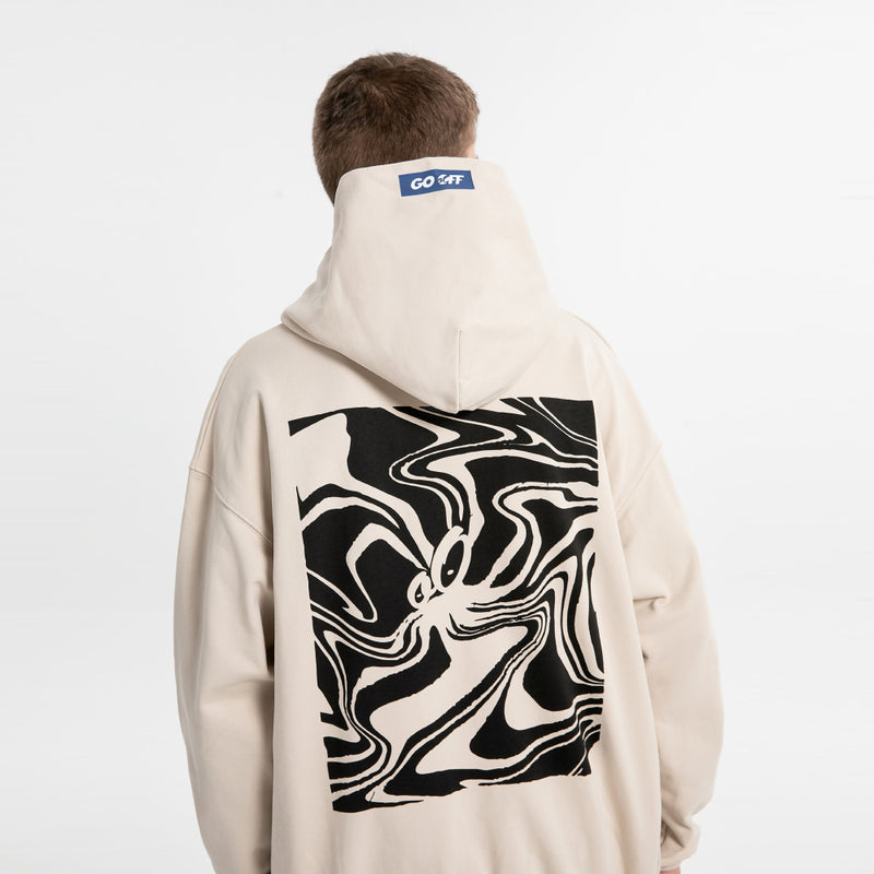 TWIST RECORDS HOODIES (SAND)