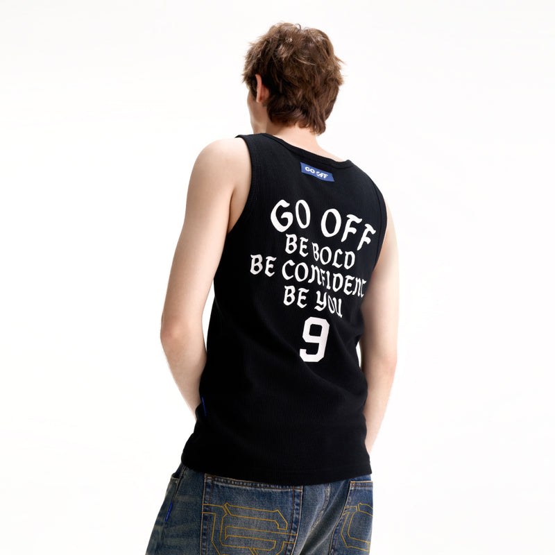 WAFFLE-KNIT TANK