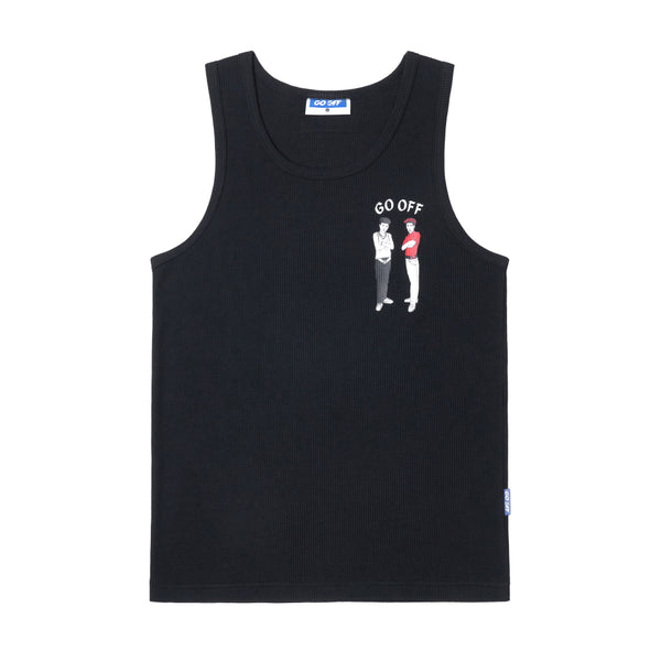 WAFFLE-KNIT TANK
