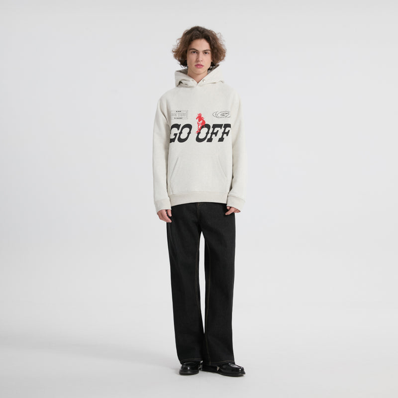 HEAVYWEIGHT GRAPHIC HOODIE-GREYISH WHITE