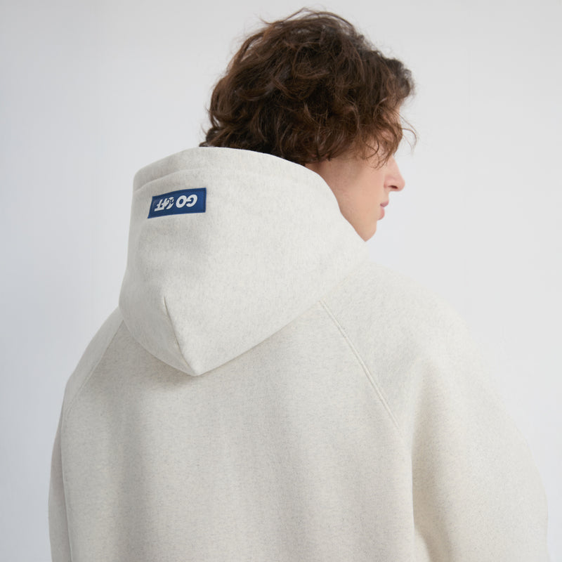 HEAVYWEIGHT GRAPHIC HOODIE-GREYISH WHITE