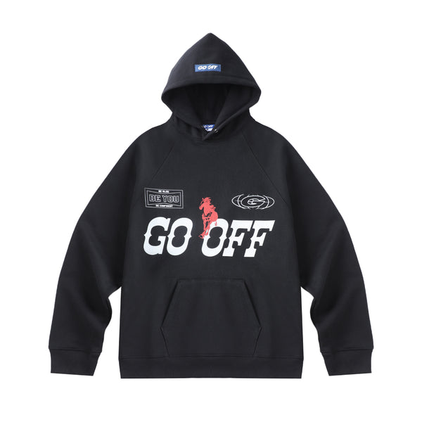 HEAVYWEIGHT GRAPHIC HOODIE-BLACK