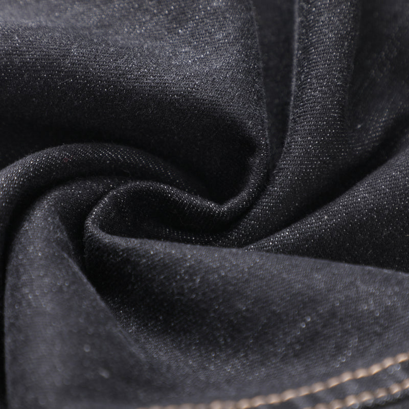 14oz DESIZED SELVEDGE RAW WIDE-LEG JEANS-INDIGO