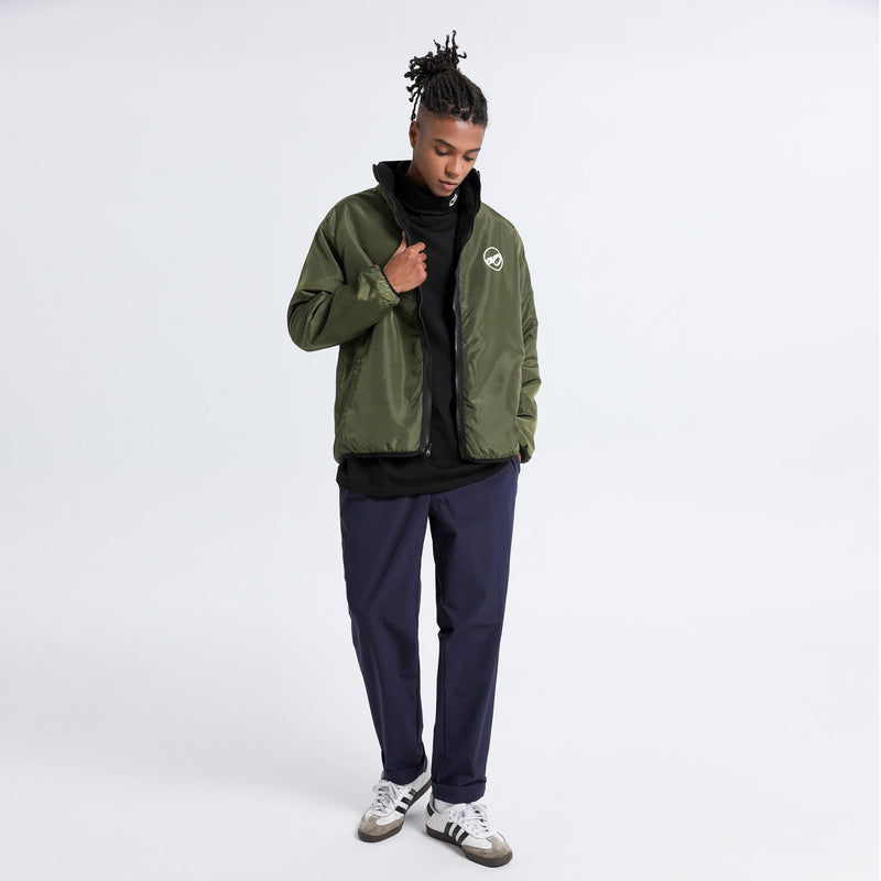 REVERSIBLE SHERPA FlEECE JACKET