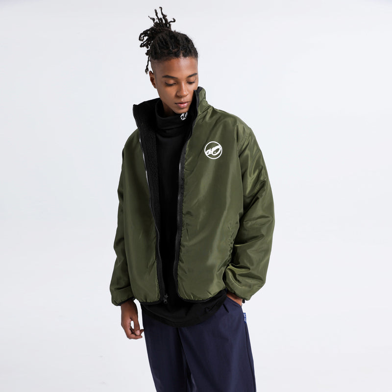 REVERSIBLE SHERPA FlEECE JACKET