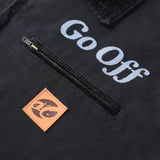 WASHED 14oz CROPPED DETROIT WORK JACKER