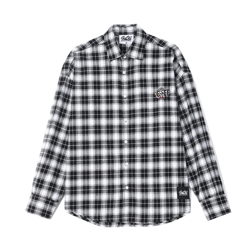 LIL'EYES LOGO FLANNEL SHIRT