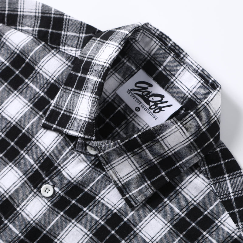 LIL'EYES LOGO FLANNEL SHIRT